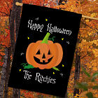 Personalized Happy Halloween House Flag